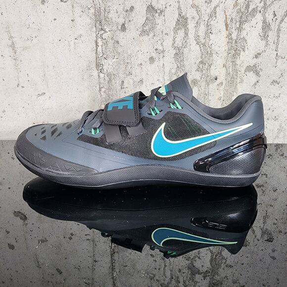 Nike Other - Nike Zoom Rotational 6 Track Field Throwing Shoes Size 10 Black Green